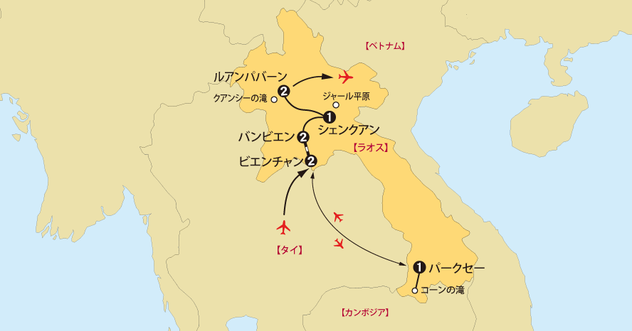 タートルアン祭とラオス地図pc