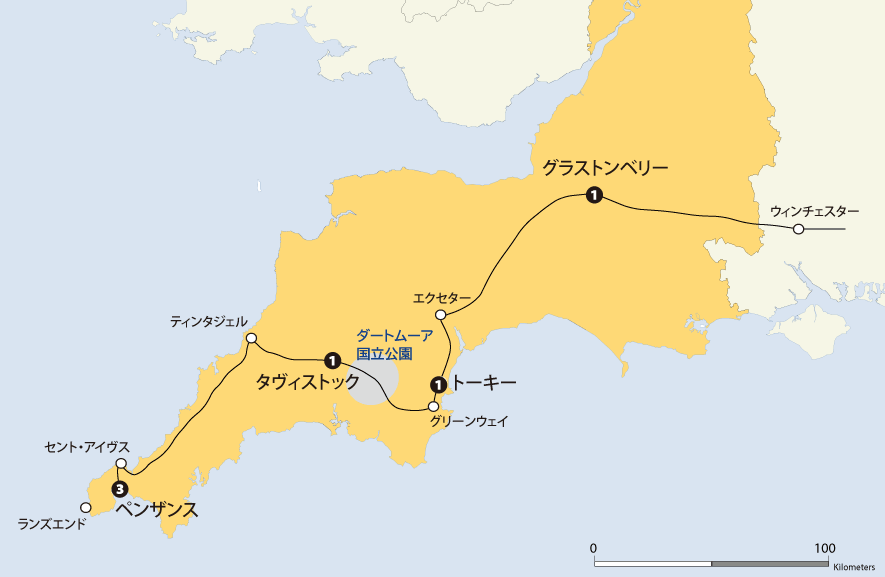 コンウォール半島10日間