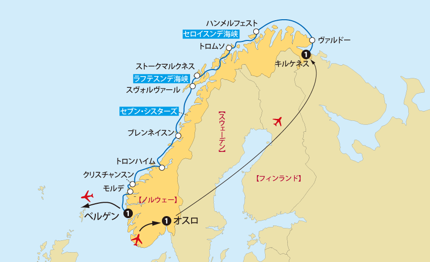 ハヴィラ・ヴォヤージュクルーズ地図