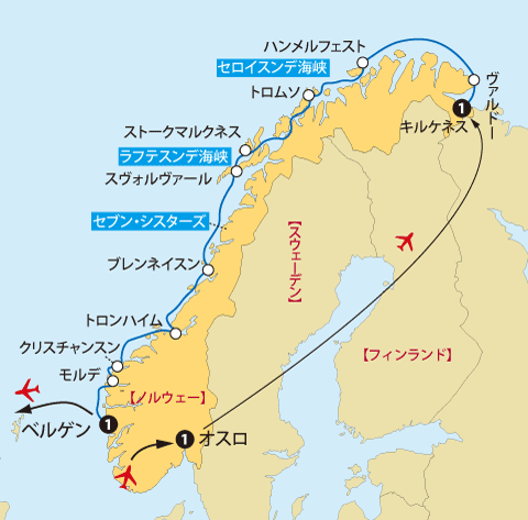 ハヴィラ・ヴォヤージュクルーズ地図