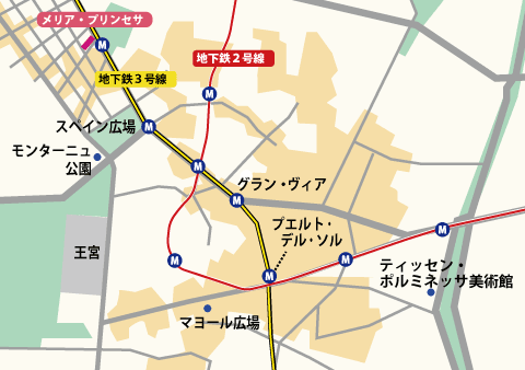 ホテル周辺地図