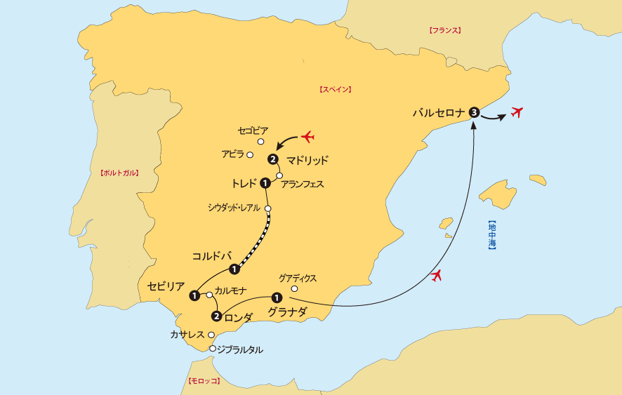 魅惑のスペイン地図pc